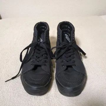 VANS 하이컷 스니커즈 블랙