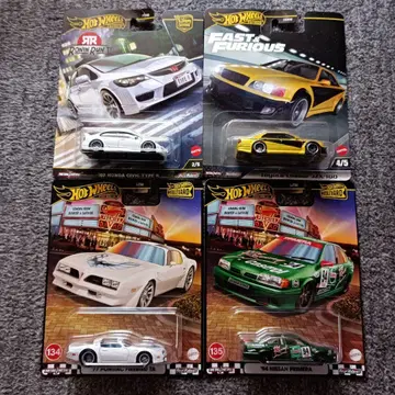 핫 휠 시빅 타입 R 체이서 폰티악 프리메라