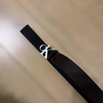 CK 캘빈클라인 브라운 가죽 벨트 7홀