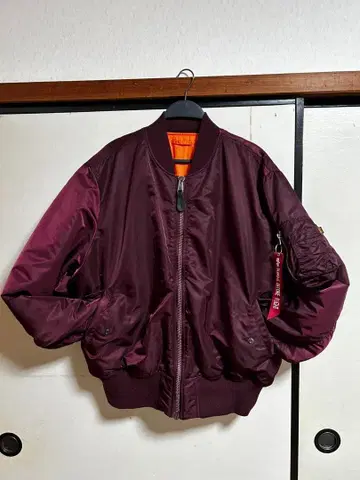 PABLO MA-1 자켓 버건디