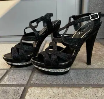 스트랩 샌들 하이힐 샌들 핑힐 결혼식 파티