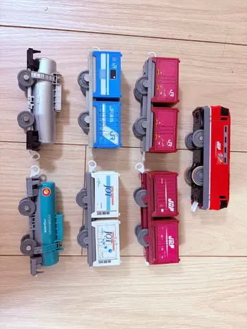 프라레일 6량 화물 차량 세트