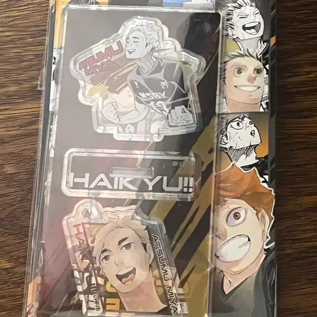 하이큐 브이리그 미야 아츠무 아크릴 챰 스탠드