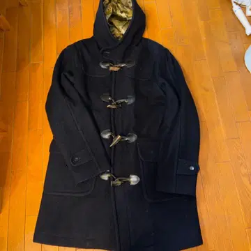 소프넷 울 더플 코트 네이비