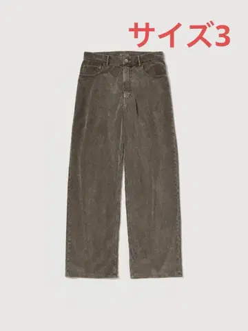 [ 새상품 ] AURALEE 코듀로이 와이드 5포켓 팬츠