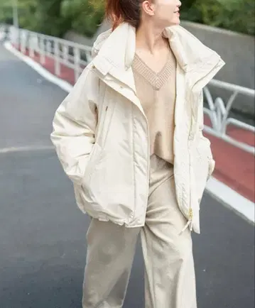 Spick and Span 2WAY 발수 다운 하프 코트 36