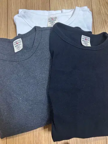 AVIREX/긴팔 T셔츠 L 사이즈 3색 세트