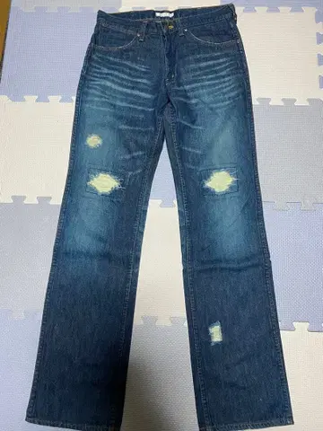 넘버나인 데미지 데님 2 x 32