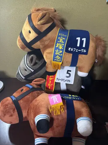 경마 봉제 인형 BIG 딥 임팩트 오르페브르 다이와 스칼렛