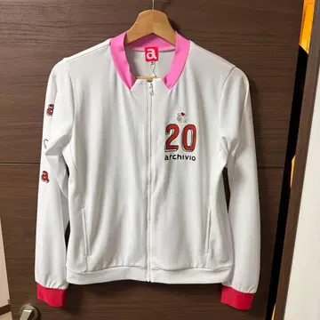 택 포함 미사용 새상품 archivio 블루종 화이트 40 아르치비오