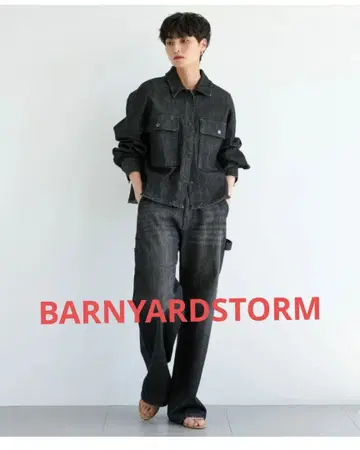BARNYARDSTORM/페인터 데님 팬츠/사이즈 M