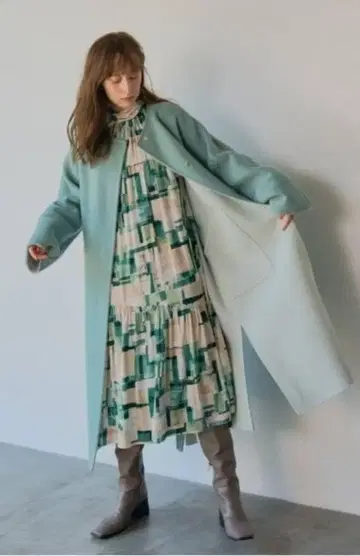 프레이 아이디 리버서블 바이컬러 코트