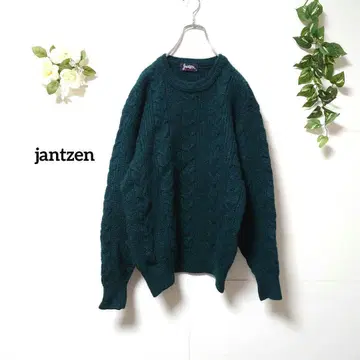 얀센 긴팔 울 니트 스웨터 L 울 100%