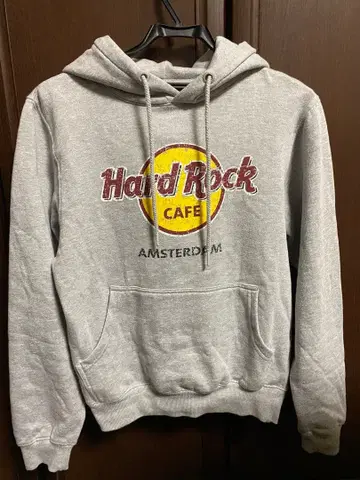 하드 록 카페 암스테르담 후드티 S 사이즈 그레이