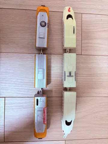 프라레일 차량 세트 오렌지 화이트 그레이