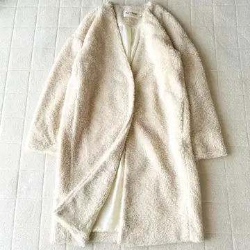 Ray BEAMS 레이빔즈 보아 롱 코트 아우터