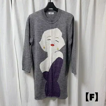 Being 마릴린 먼로풍 니트 원피스 F