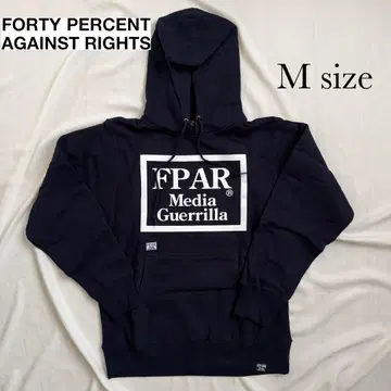 [ 새상품 ] FORTY PERCENT AGAINST RIGHTS 후드티