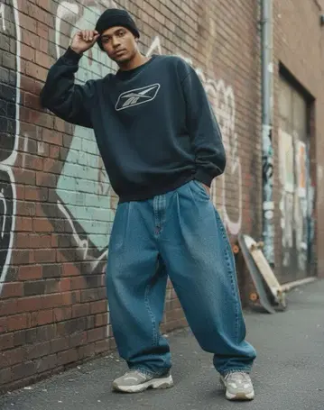 80s 90s 리복 맨투맨 딥 그린 만국기 택