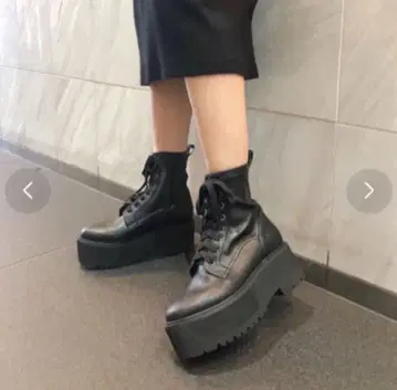 R&E 통굽 레이스업 숏부츠