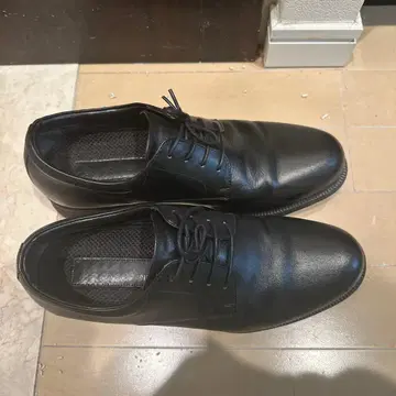 블랙 가죽 포멀 신발