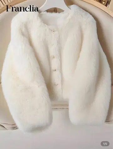 인조 모피 자켓