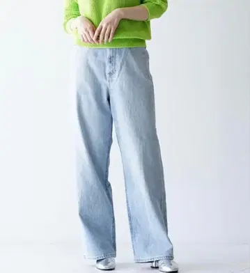 야누크 JOAN 22 FVS 루즈 스트레이트 데님 스트레치