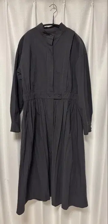 마가리 그레이 원피스 긴팔