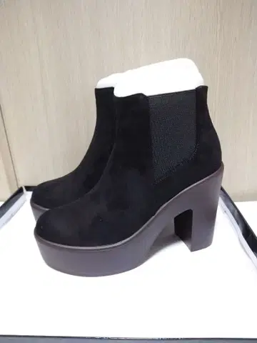 에스페란자 러버 솔 사이드 고어 부츠 S 통굽