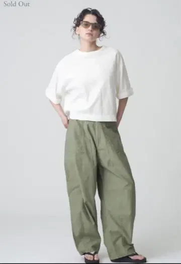 RHC 와이드 밀리터리 팬츠