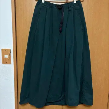 그라미치 스커트 다크 그린