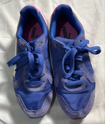 PUMA 보라색 핑크 스니커즈 푸마