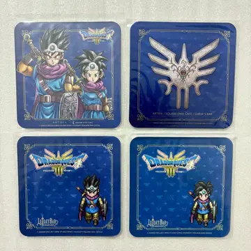 드래곤 퀘스트 드퀘 3 용사 코스터 4장 세트