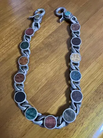 STANLEY GUESS 스탠리게스 멀티 우드 월렛 체인