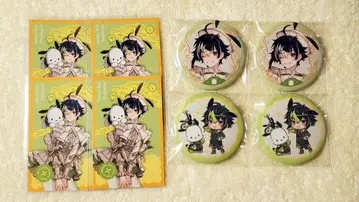 니지산지 Dytica 산리오 반짝반짝 캔뱃지 사진풍 카드 이나미 라이