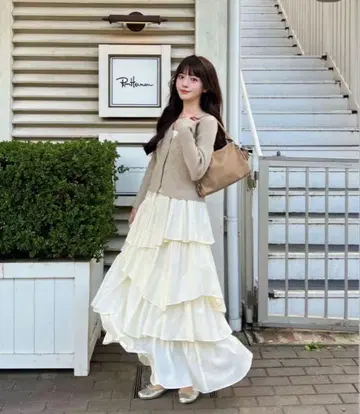 싸개 x Cherir Mignon 콜라보 원피스