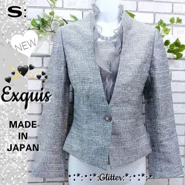 S: 컨디션 최상 세레모니 자켓/엑스 키 일본제 글리터 실버