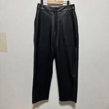 [ 새상품급 ] BEAMS RayBEAMS 빔즈 가죽 팬츠 블랙