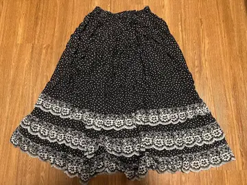 플레어 롱 스커트