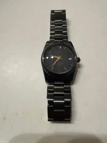 agete 손목시계 블랙