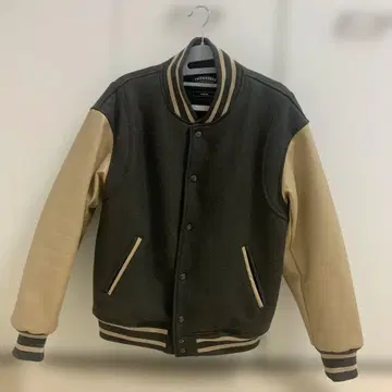 FRIZMWORKS 바시티 자켓 카키/베이지