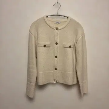 플라스테 엑스트라 파인 메리노 울 미들 게이지 크루 가디건