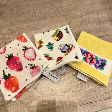 페이러 손수건 세트 스트로베리 딸기 하이디 아네모네