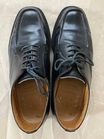 [ 스코치 그레인 ] 가죽 신발 블랙 24.5cm