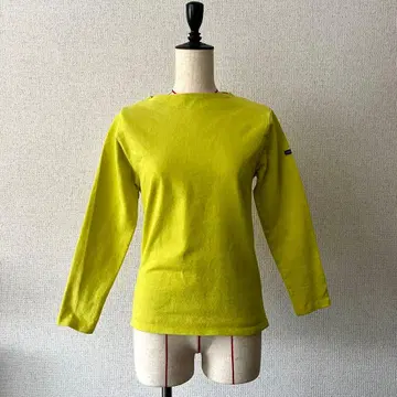 SAINT JAMES 긴팔T셔츠 라임 그린