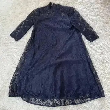 새상품급 선착순 스트로베리 필드 레이스 원피스 S 사이즈 네이비