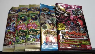 [ spacial 세트 F ] 요괴워치 메달 팩 5 팩 세트