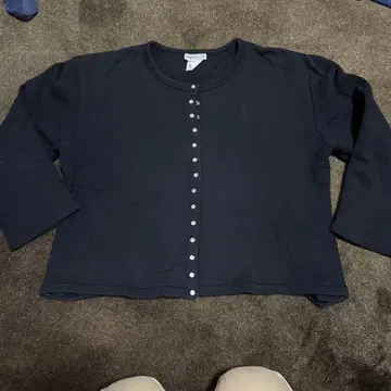 agnis b. 블랙 긴팔 가디건