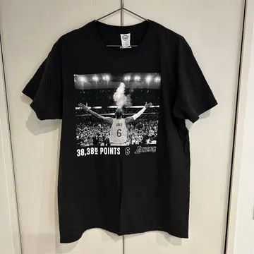 일본 미발매 레브론 제임스 T셔츠 블랙 Lakers
