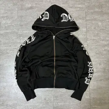 Y2K 시크 스타일 갸루 남자 헤이세이 집업 후드티